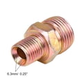 thumbnail image 3 of 3pcs M12 x 1.25mm to M18 x 1.5mm Car Straight Hose Fitting Connector Adapter, 3 of 5