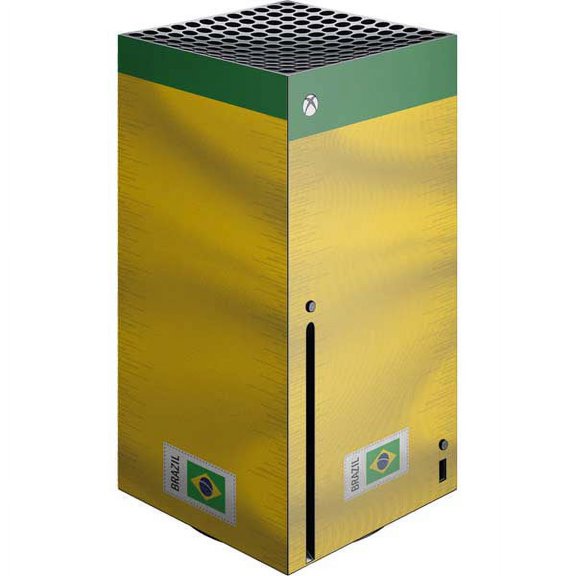 Skinit Countries of the World Brazil Soccer Flag Xbox Series X Console Skin