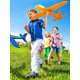thumbnail image 2 of Planeador de avión de espuma respetuoso con el medio ambiente 2 modos de vuelo, juguete volador luminoso y creativo, gran regalo de cumpleaños para niños, 2 of 5