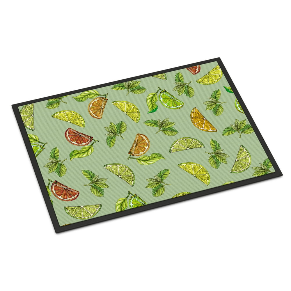 Lemons, Limes and Oranges Door Mat