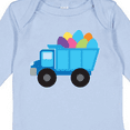 thumbnail image 4 of Inktastic Easter Egg Truck Boys Boys Long Sleeve Baby Bodysuit, 4 of 5