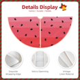 thumbnail image 4 of Kdxio Watermelon Print Christmas Tree Skirt Christmas Xmas Tree Skirts Mat for New Year Holiday Christmas Party Decorations-48", 4 of 7
