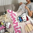 thumbnail image 3 of Sanrio-Anti-Pilling Flannel Blanket Soft Lightweight Plush Fuzzy Cozy Luxury Blanket for Home and Kitchen Use – Perfect for Kids and Adults 60"*79"(150cm*200cm), 3 of 6