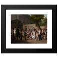 thumbnail image 2 of Louis Léopold Boilly 18x15 Black Modern Framed Museum Art Print Titled - Entrance to the Jardin Turc (1812), 2 of 5
