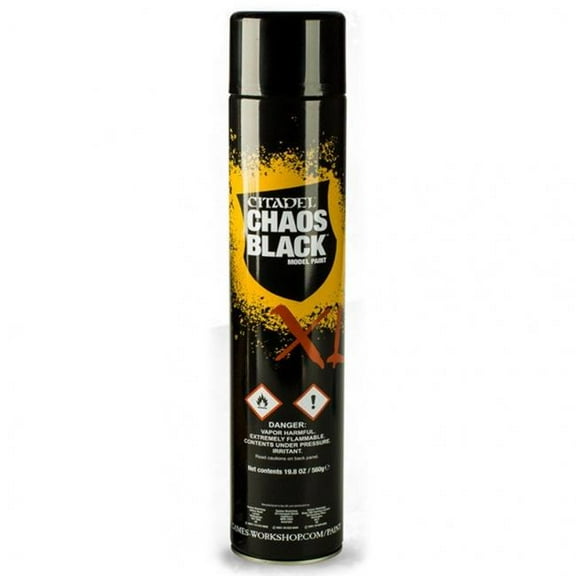 Games Workshop GAW9920999905306 800 ml 62-27 Spray Paint, Chaos Black