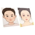 thumbnail image 4 of 2 Pcs Makeup Practice Face Board Reusable Silicone Mannequin Head For Makeup Practice Face Painting Tool For Kids And Beginners, 4 of 8
