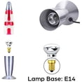 thumbnail image 5 of Paquete de 2 bombillas reflectantes regulables R39 E14 de 25 W, 5 of 5
