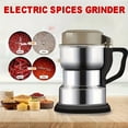 thumbnail image 3 of Electric Coffee & Grain Grinder, 110V US Plug, Home Brewing & Grinding Coffee Beans, Durable Stainless Steel Modern Kitchen Tool, 3 of 10