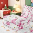 thumbnail image 5 of Manfei Snowy Christmas Animals Zipper Twin Comforter Sets with Fitted Sheet and 2 Pillowcases,Merry Xmas Zipper Bedding Set,Xmas Reversible,4pcs, 5 of 7