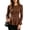 A04-Coffee, variant on Women's Fall Winter Ribbed Knit Cardigan Long Sleeve Button Front Peplum Dressy Casual Work Sweater Top