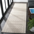 thumbnail image 2 of SAFAVIEH Milos Salvador Geometric Indoor/Outdoor Runner Rug, Beige, 2'3" x 8', 2 of 12