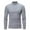 Gray, variant on Blczomt Hawaiian Shirts for Men Long Sleeve Black Solid Turtleneck T Shirt L