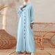 thumbnail image 2 of Vestido Largo Hasta El Tobillo Liso de Manga Larga Con Cuello Vuelto Para Mujer Odeerbi  ODB116877, 2 of 8