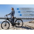 thumbnail image 5 of Jasion Roamer 26" Electric Bike for Adults, 500W Rated Motor Commuter Ebike with 48V 11Ah Removable Battery, 62-Mile Range, 28 MPH, 7-Speed, Blue, 5 of 9