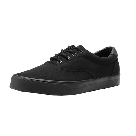 

Men s Low-Top Espadrilles - Classic Fashion Sneakers - Casual Dress Shoes with Soft Insole-black