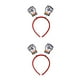 thumbnail image 2 of Guardurnaity Diadema de arcoíris, accesorios para fotos, diademas divertidas, tocado ajustable, disfraz de maquillaje, fiesta, decoración de Animar 2Conjunto, 2 of 6