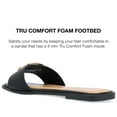 thumbnail image 2 of Journee Collection Womens Joarie Tru Comfort Foam Slip On Croco Slide Sandals, 2 of 6