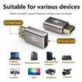 thumbnail image 2 of Adaptador DP a DP 8K60Hz 32,4 Gbps compatible con Displayport 1.4 chapado en oro para ordenador portátil, 2 of 7
