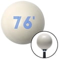 thumbnail image 1 of American Shifter  Blue 76 Year Retro Series Ivory Shift Knob with M16 x 1.5 Insert Shifter Auto Brody, 1 of 1