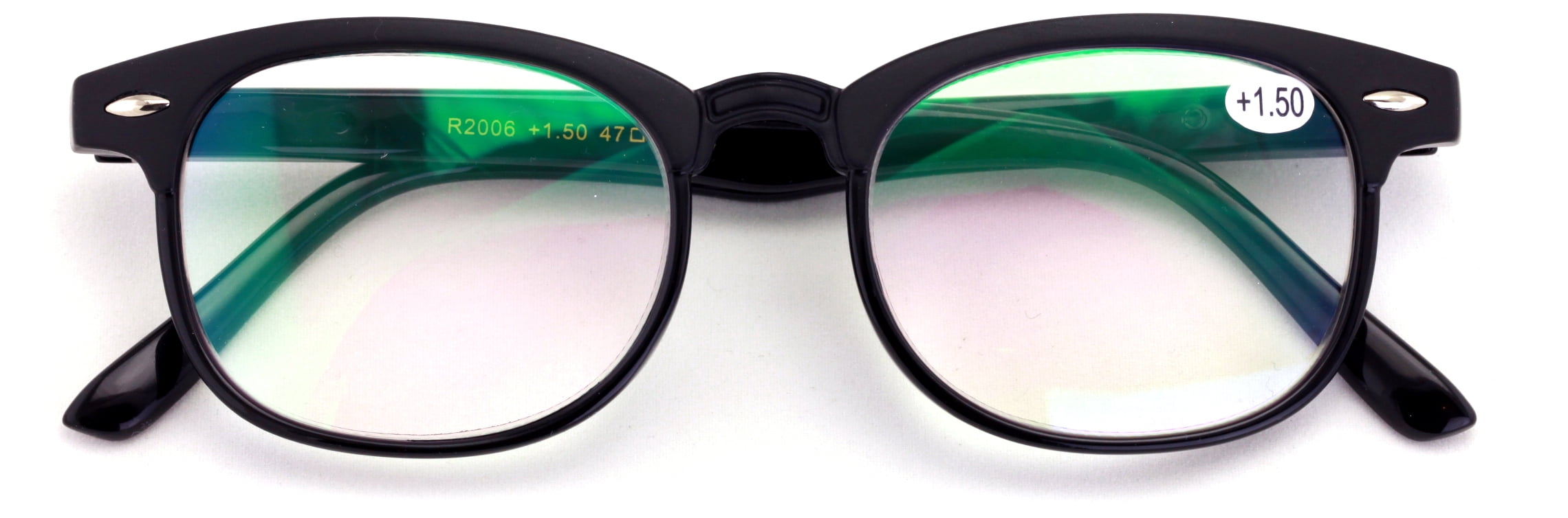 Round Lightweight Reading Glasses AntiReflective Coating Spring