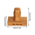 thumbnail image 3 of Great promotion! Handmade Wooden Display Stand, Glasses Stand, Desk Glasses Stand, Solid Personalized, 3 of 5