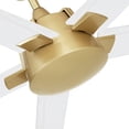 thumbnail image 4 of Dextrus 52in Modern Ceiling Fan with Wall Switch Remote, Quiet Reversible Motor, White Gold Ceiling Fan No Lights, 6-Speed 5 Blades Memory Function for Bedroom Living Room Patio Porch Gazebo, 4 of 10