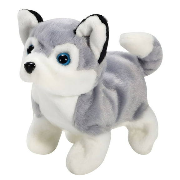 BESTSKY Pet Toy Dog Barks Sits Walk and Flips Plush Dog Toy Puppy Electronic Interactive Pet Dog