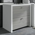 thumbnail image 2 of Bush Business Furniture Furniture Echo 2 Drawer Lateral File Cabinet in Pure White and Modern Gray, 2 of 7