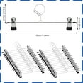 thumbnail image 2 of Topekada 30 Pack Pants Hangers Space Saving, 9-11 Inch Non Slip Stainless Steel Metal Pants Hanger with Clips, Clothes Hangers for Shorts, Skirt, Bottoms, Jeans, 2 of 6