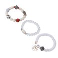 thumbnail image 3 of Pulsera de Cadena ANGGREK Pulsera de Cuentas de Madera Blanca Transparente Pulsera de Mujer Pulseras Simples Pulsera de Plata Esterlina Ajustable Pulsera de Ámbar, 3 of 8