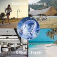 thumbnail image 3 of 4000mAh Hanging Neck Fan Portable Air Conditioner Type-C USB Rechargeable Air Cooler 5 Speed Electric Fan(Blue), 3 of 5