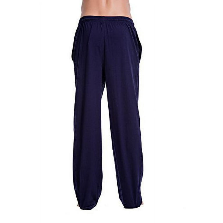 CYZ Men s 100 Cotton Jersey Knit Pajama Pants Lounge Pants With Drawstring Walmart