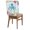 Multi, variant on Mardi Gras Carnivals Mask Chair Back Cover - 4 Pcs Dining Chair Slipcovers, Blue Pink Feathers Striped Removable Washable Chair Protector Covers for Kitchen Party Banquet Decor