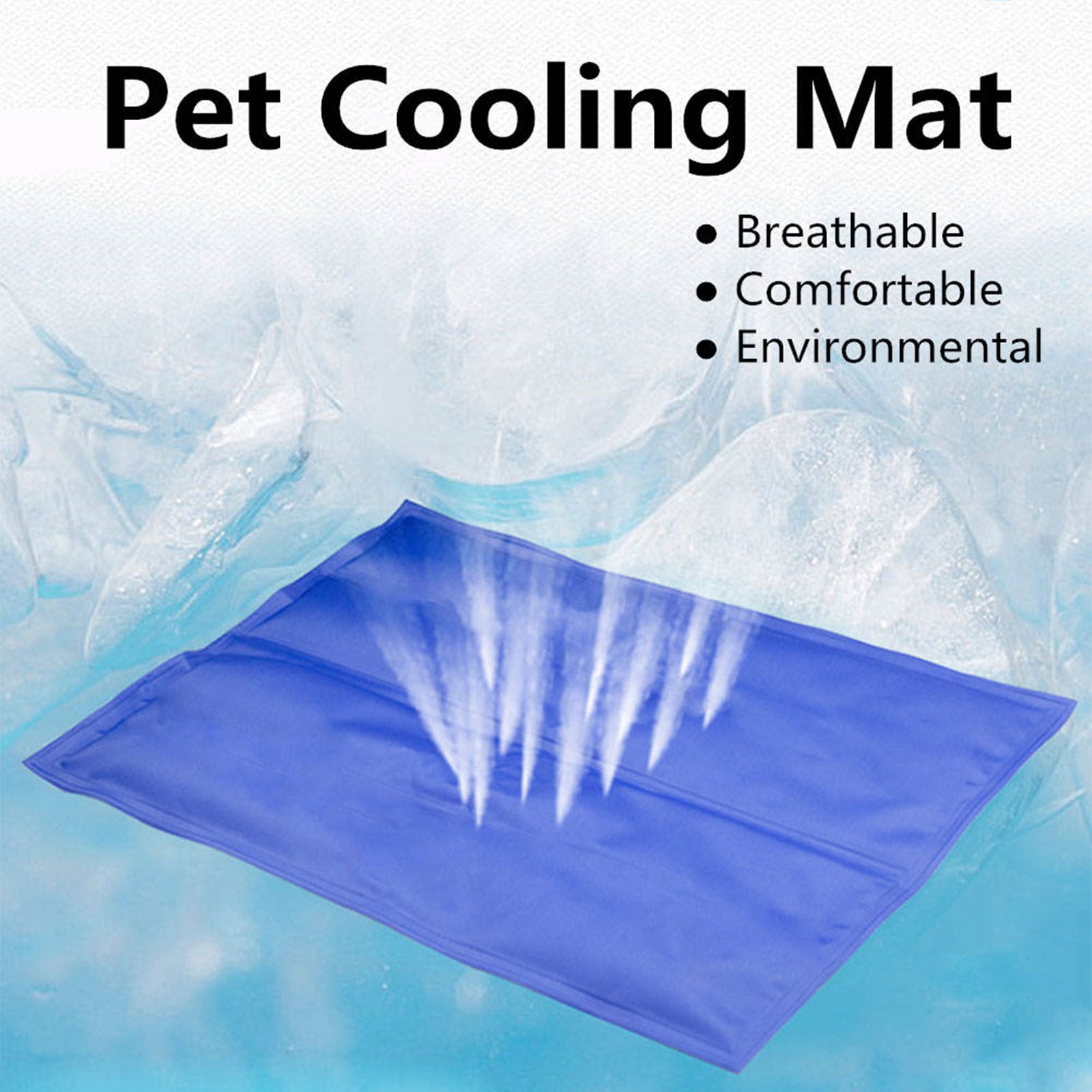 Dog Cooling Mat Pet Cooling Bed Mat for Dog Cat Waterproof Summer Indoor Cooling Pad for Small Medium Large Dogs XL (38×32")