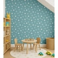 thumbnail image 4 of S4Sassy Hand-Drawn Polka Dot Wallpaper - Teal Wall Covering, 25" X 360" Self-Adhesive Textured Vinyl Wallpaper, Easy Diy Wall Covering For Kids Bedroom, Kids Room Decor, Playroom, 4 of 9