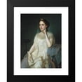 thumbnail image 2 of Joseph Fagnani 15x18 Black Modern Framed Museum Art Print Titled - Polyhymnia (1869), 2 of 5