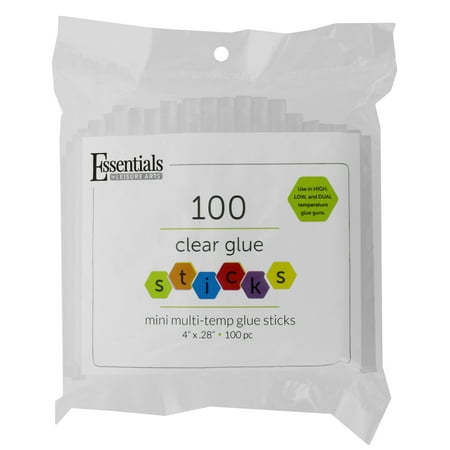 UPC: 0749075840134 | Essentials By Leisure Arts Arts Glue Stick Multi Temp Mini 4  Clear 100pc