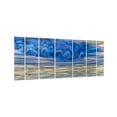 thumbnail image 3 of ALL MY WALLS Ash Carl 'Blue Haze' Metal Wall Art, 3 of 5