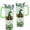 green gold, variant on 40 oz St Patricks Day Tumbler with Handle - Stainless Steel Insulated Coffee Travel Mug, Lucky Gnomes & Shamrock Irish-Themed Cup - Saint Patricks Decor Gifts