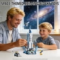 thumbnail image 4 of 551 PCS Building Blocks Toys for 6+ Years Kids Gift Idea Life Space Exploration Shuttle Toys, Space Toy Space Launcher for Boys Girls, 4 of 7