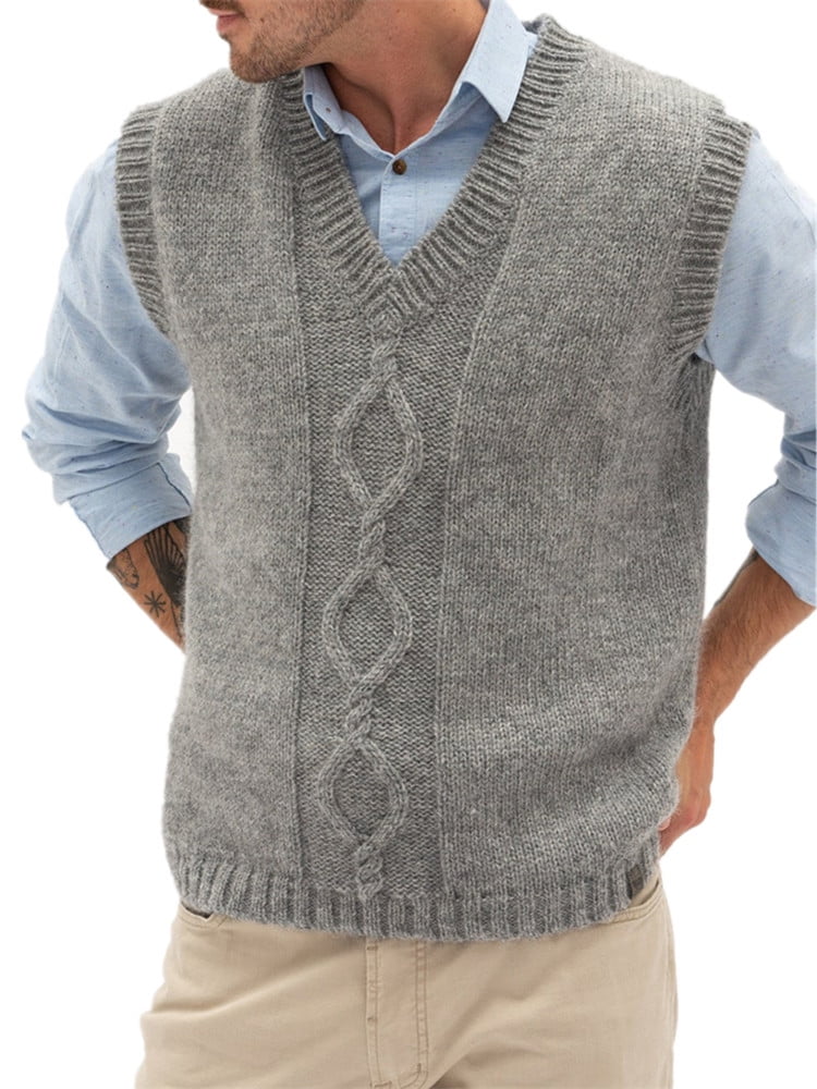 Buy Chunky Cable Sweater Vest for Men Online Kuwait Ubuy