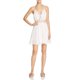 thumbnail image 1 of Free People Womens Ilektra Lace s Mini Vestido, Blanco, Grande Free People Mini, 1 of 1
