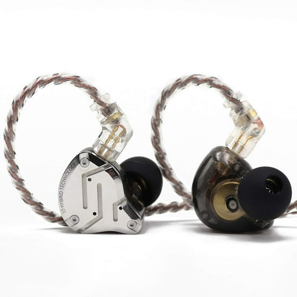 KZ ZS10 Pro Hybrid IEM Earbuds with Detachable Cable for Musicians