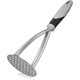 thumbnail image 1 of Potato press, potato masher, manual potato press, stainless steel potato masher for mashed potatoes, fruits and vegetables (gray), 1 of 5