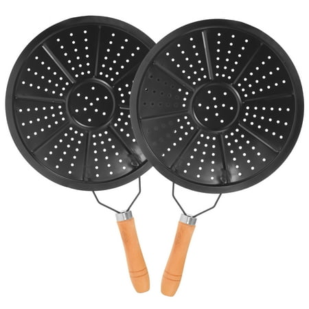 

Hemobllo Insulation Pads Kitchen Heat Diffuser Plate Wood Brush Desk 36.50X22.00X0.20CM Black