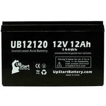 SEA-DOO SeaScooter GTI Battery Replacement - UB12120 Universal Sealed Lead Acid Battery (12V 12Ah, 12000mAh, F1 Terminal, AGM, SLA) - Includes TWO F1 to F2 Terminal Adapters