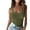 Armygreen, variant on Sherrylily Women Sexy Square Neck Tank Tops Sleeveless Summer Ribbed Knit Cami Tops
