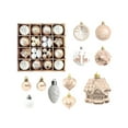 thumbnail image 2 of PRETXORVE Christmas Decor, Christmas Decorations Set of 40 Pieces, Assorted Shaped Christmas Balls, Various Christmas Tree Decoration Styles, Also Suitable for Other Parties, 2 of 7
