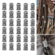 thumbnail image 4 of Cuentas De Tubo Para Barba, Cuentas Para Barba, Cuentas Para Rastas Antiguas, Joyas, Decoración Para El Cabello, 30 Uds., Cuentas Para Tubo Para El Cabello, Aleación Retro, ANGGREK Plata, 4 of 8