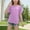 Purple, variant on ZOYOEN Girls T Shirts 2025- Trendy Casual Cute Lace Short Sleeve Kids Summer Tops Blue Size 4-16